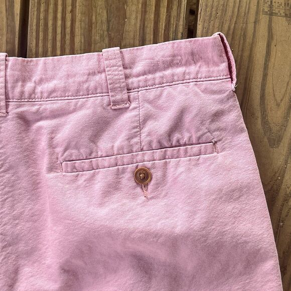 J.Crew Sunwashed Oxford Cotton Shorts - Light Pink - Men's Size 31W - Picture 5 of 10